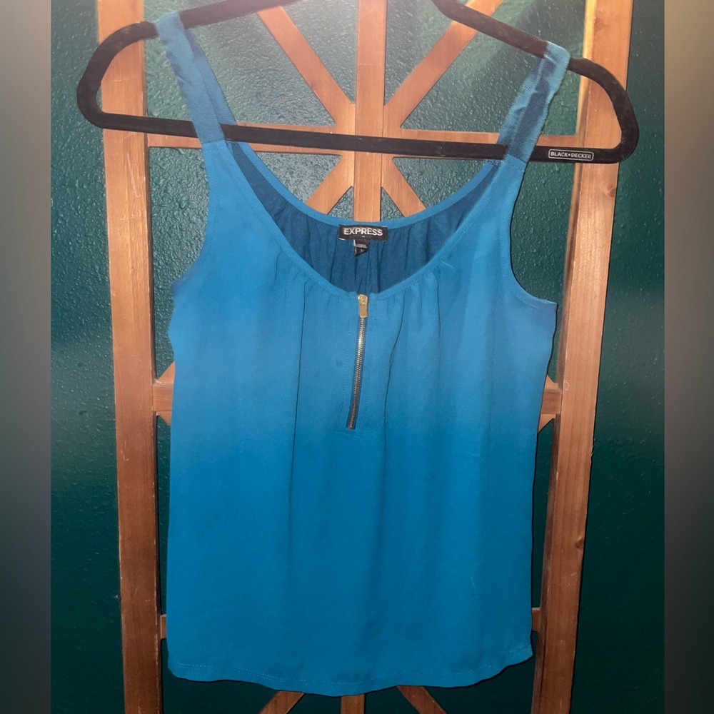 Express Blue Tank Top Sleeveless Style